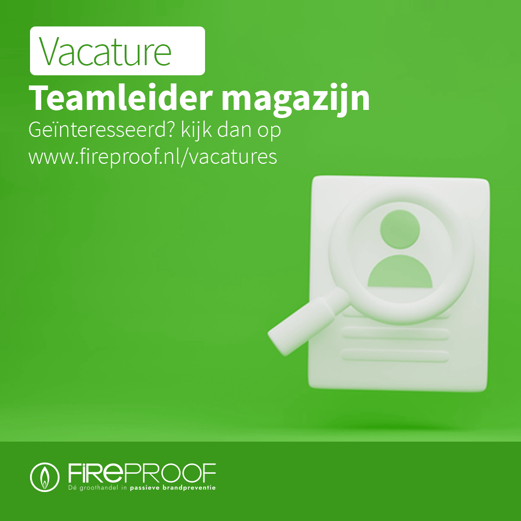 Vacature Teamleider magazijn